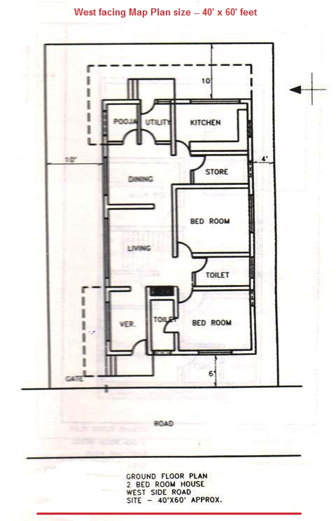 Maps9west facing complete plan