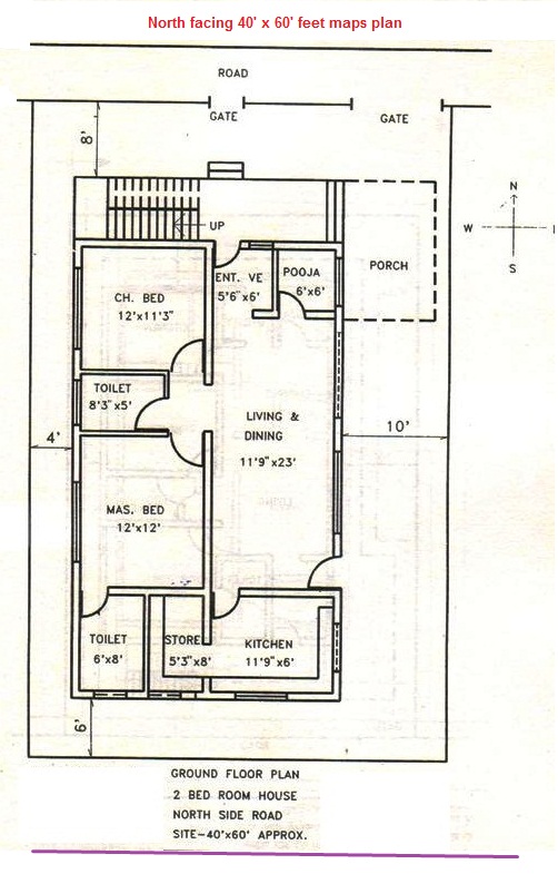 30 X 60 North Facing House Plans 30-x-60-north-facing-house-plans